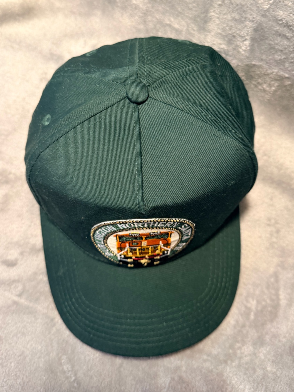 Burlington Northern Santa Fe BNSF Railroad 6 Panel Cap by OTTO - Picture 4 of 6